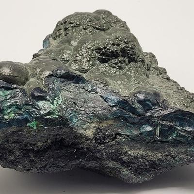 Large Chunk of Raw Malachite w/ Mahogany Obsidian(D-EL)