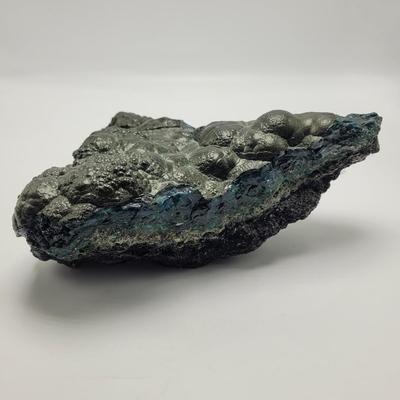 Large Chunk of Raw Malachite w/ Mahogany Obsidian(D-EL)