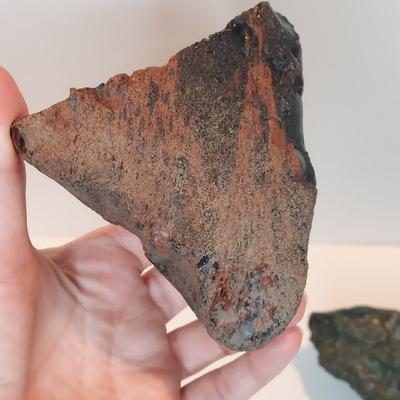 Large Chunk of Raw Malachite w/ Mahogany Obsidian(D-EL)