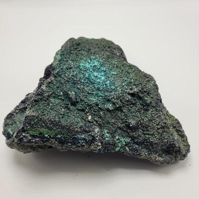Large Chunk of Raw Malachite w/ Mahogany Obsidian(D-EL)
