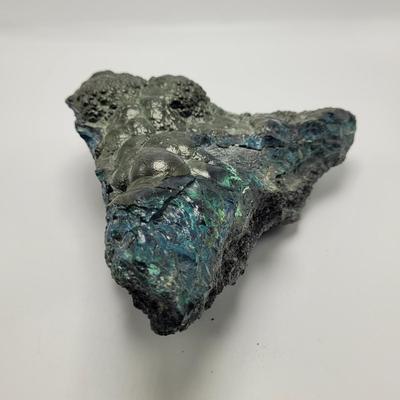 Large Chunk of Raw Malachite w/ Mahogany Obsidian(D-EL)