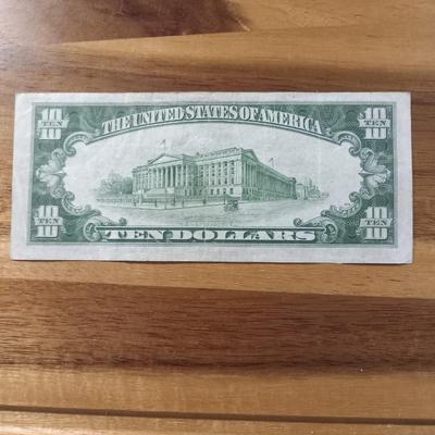 1934a 10.00 bill