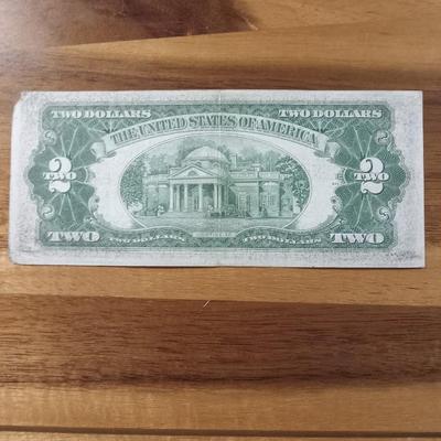 1953 A red seal 2.00 bill