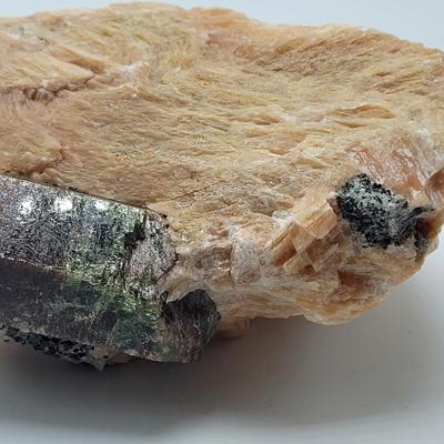 Two Rose Quartz with Tourmaline (D-EL)