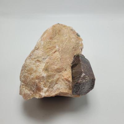 Two Rose Quartz with Tourmaline (D-EL)