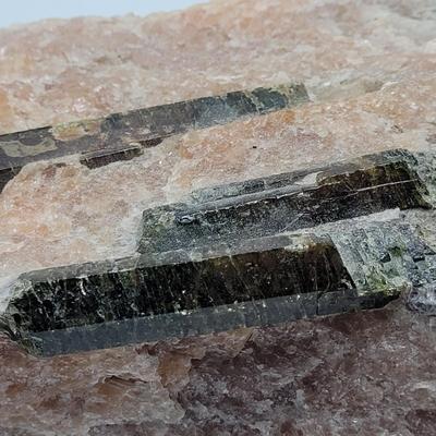 Two Rose Quartz with Tourmaline (D-EL)