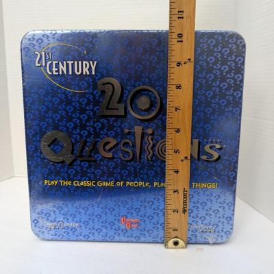 2000 21st Century 20 Questions Trivia Game In Tin By University Games Sealed