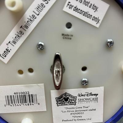 Sale Photo Thumbnail #11: Disney Pinocchio Blue Fairy "Dreams Come True" Musical Figurine.  Missing the light.  Play Twinkle Twinkle Little Star and rotates. One finger on each hand is missing.  See Photos.