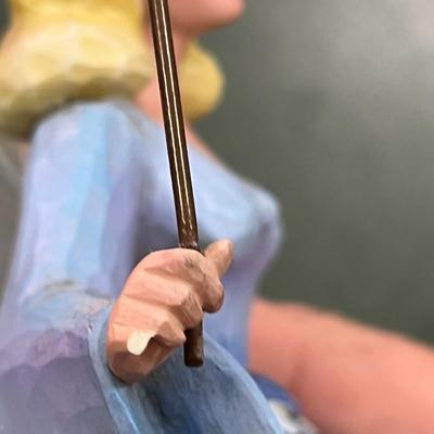 Sale Photo Thumbnail #9: Disney Pinocchio Blue Fairy "Dreams Come True" Musical Figurine.  Missing the light.  Play Twinkle Twinkle Little Star and rotates. One finger on each hand is missing.  See Photos.