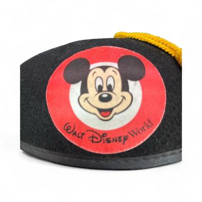 Sale Photo Thumbnail #23: Walt Disney World Mickey Mouse Ears Black Hat with Gold Tassel.   Made in the USA.