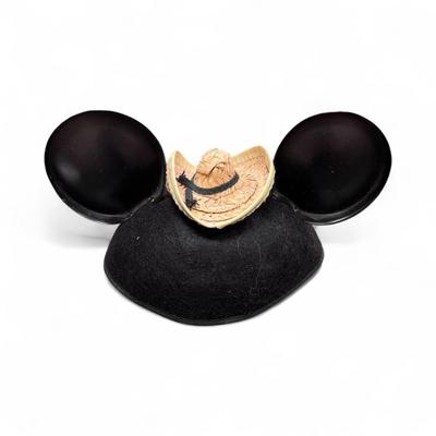 Sale Photo Thumbnail #27: Walt Disney Cinco De Mayo  Mickey Mouse Ears Hat with Straw Hat on Top   Made in the USA.