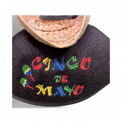 Sale Photo Thumbnail #26: Walt Disney Cinco De Mayo  Mickey Mouse Ears Hat with Straw Hat on Top   Made in the USA.