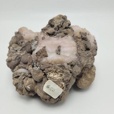 Three Blue Chalcedony Geodes (B1-EL)