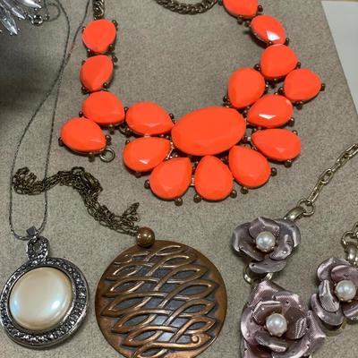 Large statement necklaces