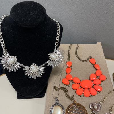 Large statement necklaces