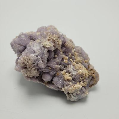 Stilbite and Fluorecent Calcite Cluster (B1-EL)