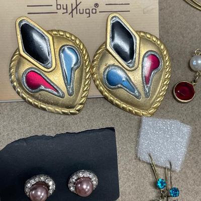 Colorful vintage jewelry