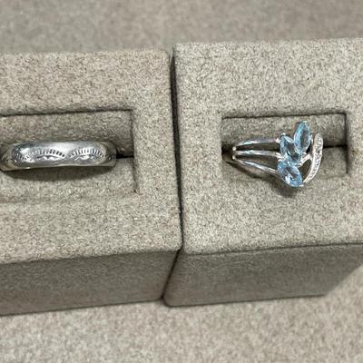 Sterling rings