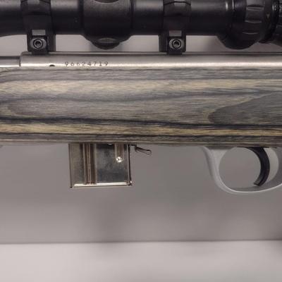Marlin Model 917VS .17 H.M.R. Caliber Rifle with BSA Sweet 17 Scope Wood Grain Finish 21" Barrel