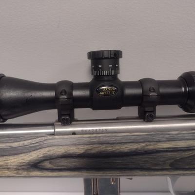 Marlin Model 917VS .17 H.M.R. Caliber Rifle with BSA Sweet 17 Scope Wood Grain Finish 21" Barrel
