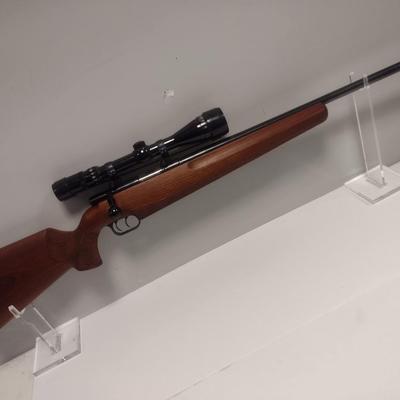 22 Hornet Bolt Action Single Shot Varmint Rifle with a Bushnell 4x-12x Scope 23.5" Barrel