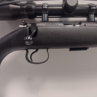 CZ 452 2E ZKM Bolt Action 22LR Rifle with Hi-Lux 4-1 2x50 Scope 21.5" Barrel