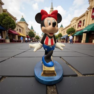 Sale Photo Thumbnail #75: Walt Disney World Minnie Mouse Figurine  4.5" Tall  No Box