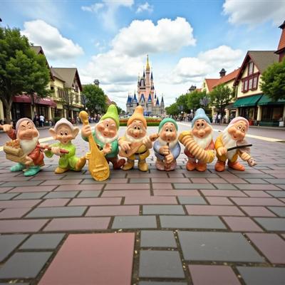 Sale Photo Thumbnail #83: Walt Disney Seven Dwarfs Figurines from Disney's Snow White and the Seven Dwarfs
Approximately 3.5" tall