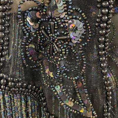 Beautiful beaded shawl