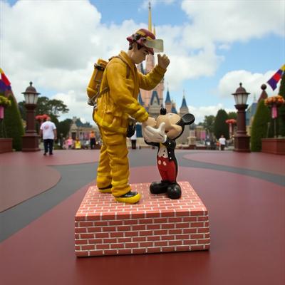 Sale Photo Thumbnail #89: Walt Disney Tribute to Firefighters Figurine  Approximately 4.5" Tall