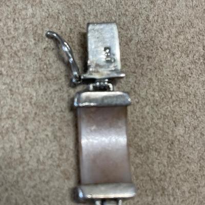 Chinese sterling and colorful jade set