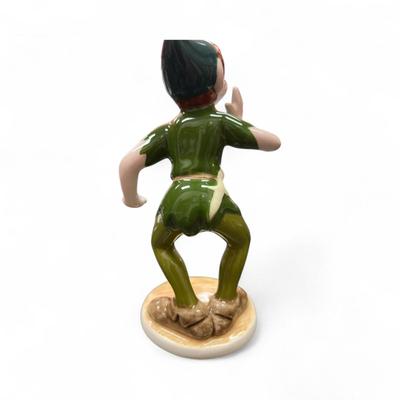 Sale Photo Thumbnail #103: Walt Disney Peter Pan Ceramic Figurine.  Approximately 5" tall