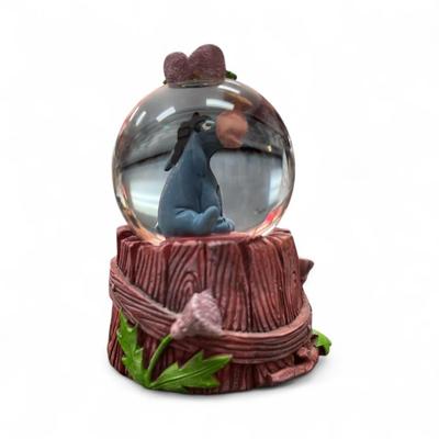 Sale Photo Thumbnail #106: Walt Disney Mini Eeyore Mini Glitter Snow Globe   Approximately 3" Tall