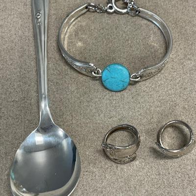 IS Stamped spoon and silverware jewelry