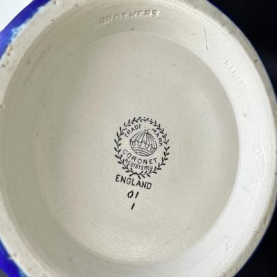 Lot 132 Handley Jasperware Bowl & pitcher