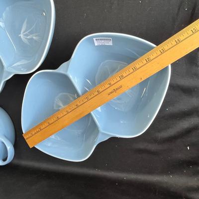 Lot 135 Winfield China Blue Bamboo Group