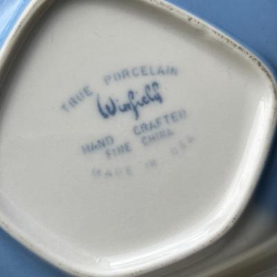 Lot 135 Winfield China Blue Bamboo Group
