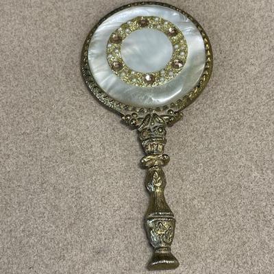1950’s Mother of Pearl hand mirror