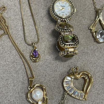 Gold tone jewelry