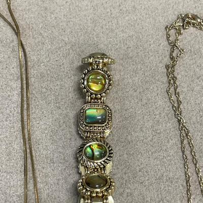 Gold tone jewelry