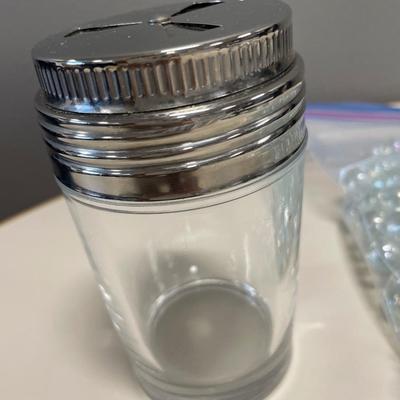 Shaker and beads