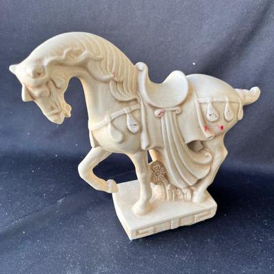 Lot 157 Chalkware horse