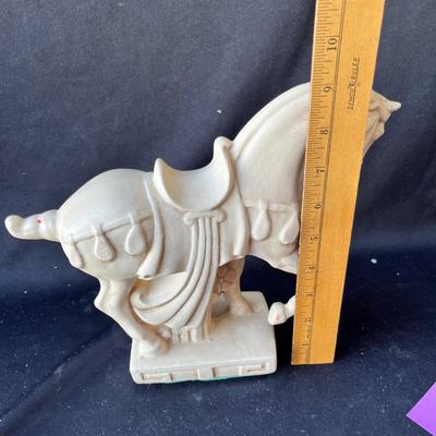 Lot 157 Chalkware horse