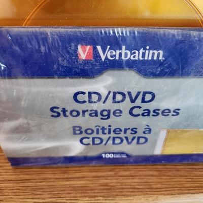 Memorex 100 pack CD-R Fuji 20 Pack CD-RW 99 CD/DVD Storage Cases