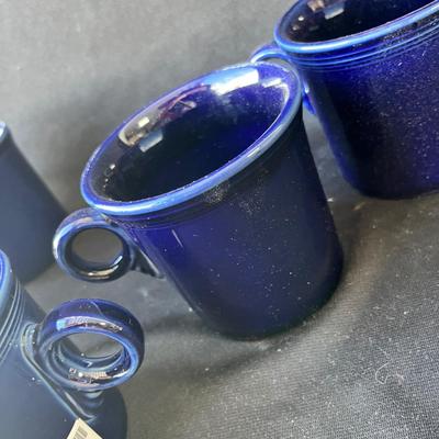 Lot 160 Lot #2 Fiesta cobalt mugs