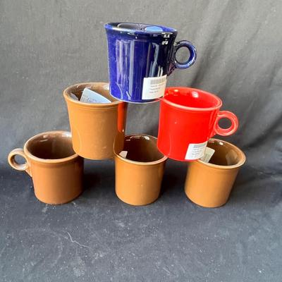 Lot 162 Fiesta mugs mixed colors set of 6