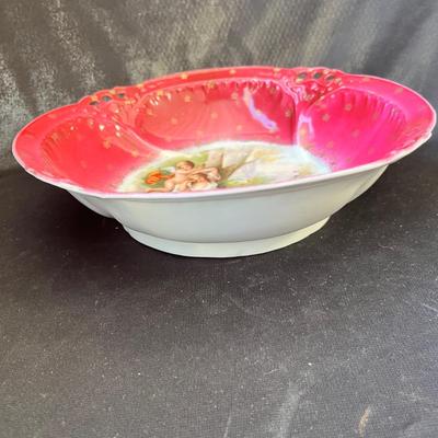 Lot 165 Hand painted bowl