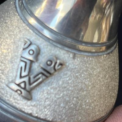 Lot 168 Peruvian Tribal Pewter Condiment set