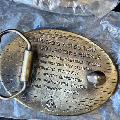 Lot 171 Belt buckles and medallion