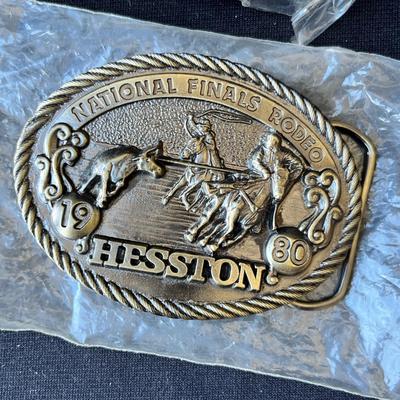 Lot 171 Belt buckles and medallion